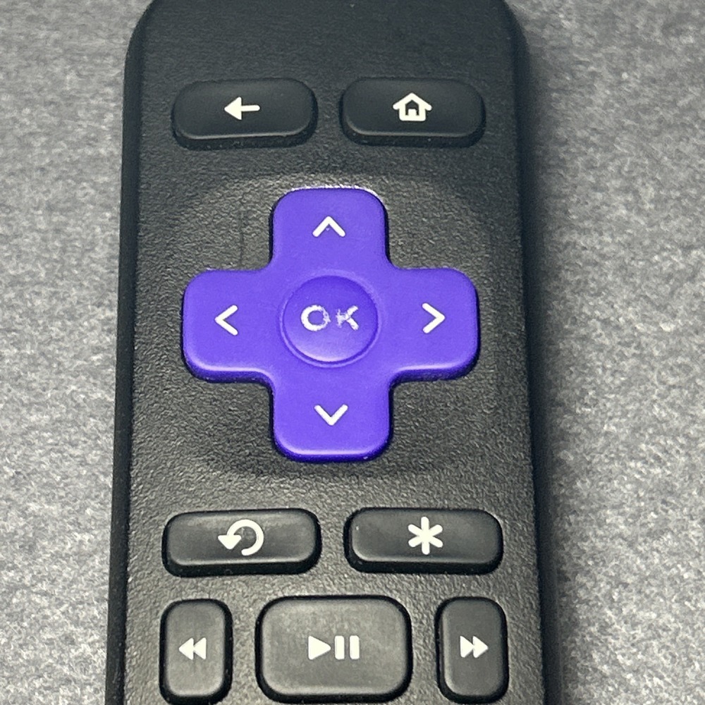 OEM ROKU TV REMOTE RC-ALIR 3226001237 RC16F-T13 NETFLIX/DISNEY/APPLETV/DISCOVERY - Picture 2 of 6
